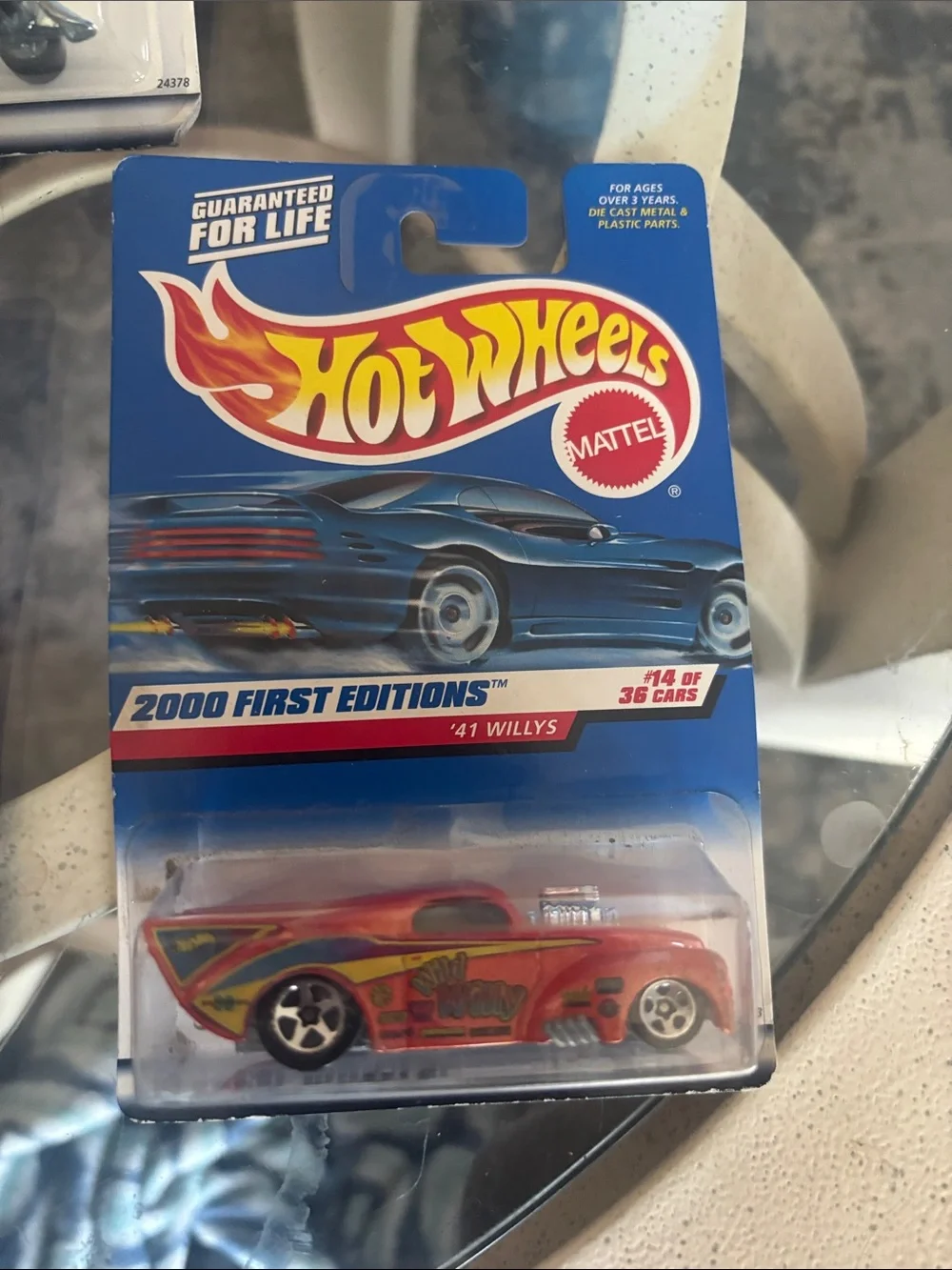 Five vintage hot wheels cars. Year 2000